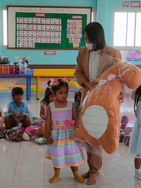 คณะผู้บริหารและคุณครูได้ร่วมกิจกรรมจับฉลากของขัวญเทศกาลปีใหม่ที่ศูนย์พัฒนาเด็กเล็กองค์การบริหารส่วนตำบลหนองบัวน้อย เพื่อเป็นของขัวญสำหรับเด็กๆในวันปีใหม่ ปี2566