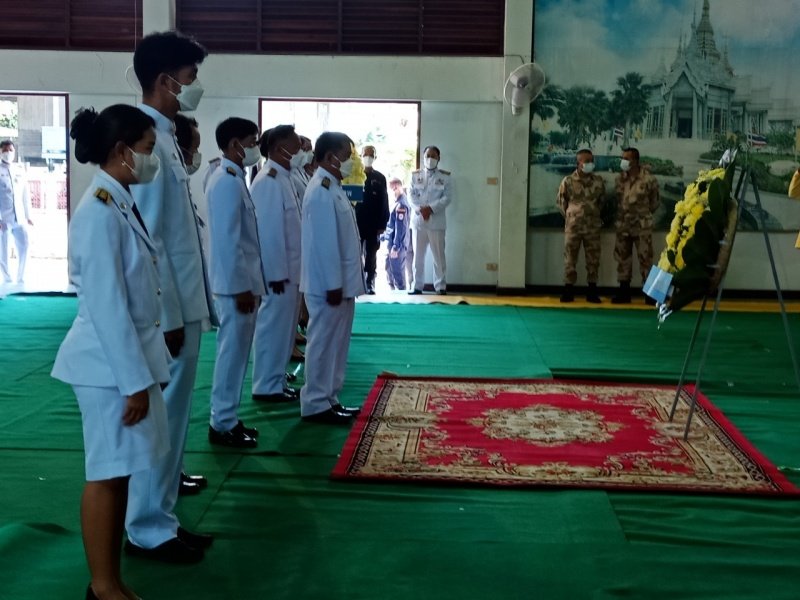พิธีน้อมรำลึกเนื่องในคล้ายวันสวรรคต พระบาทสมเด็จพระบรมชนกาธิเบศร มหาภูมิพลอดุยเดชมหาราชบรมนาถบพิต 13 ตุลาคม 2565