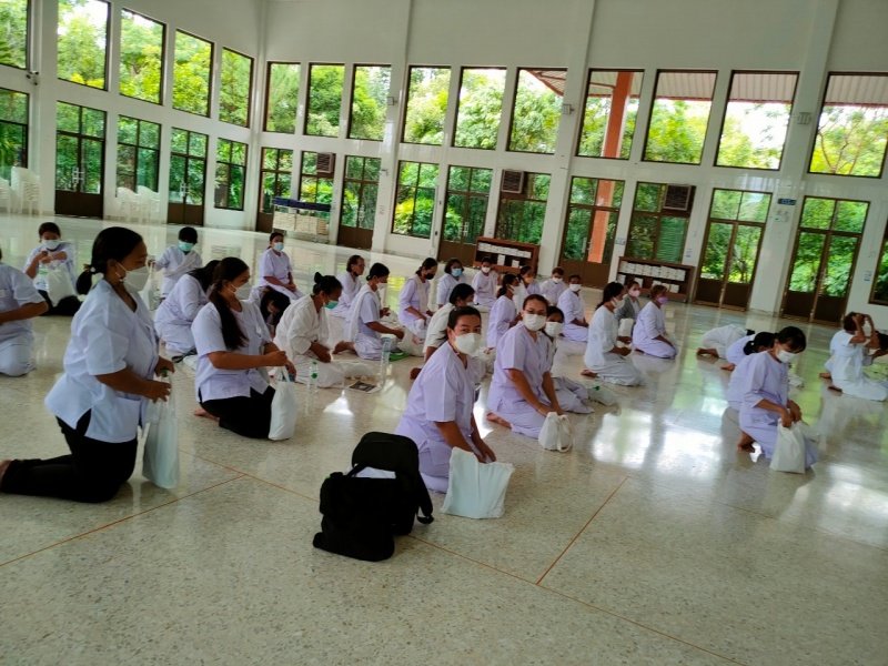 โครงการค่ายคุณธรรม จริยธรรม วันที่ 29-31 สิงหาคม 2565 ณ วัดป่าทรัพย์ทวีธรรมาราม ตำบลวังหมี อำเภอวังน้ำเขียว จังหวัดนครราชสีมา