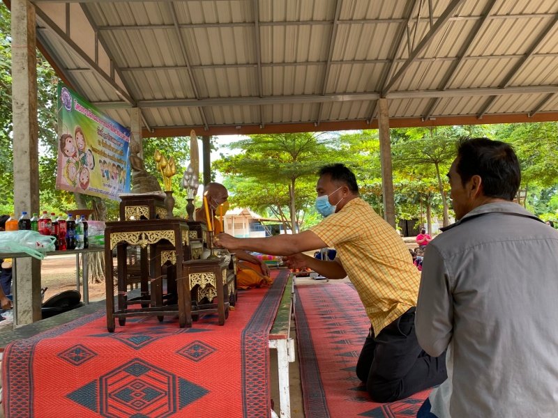 โครงการเด็กและเยาวชนทำดีเพื่อพัฒนาสังคม วันที่ 18 สิงหาคม พ.ศ.2565 ณ วัดห้วยตะแคงใต้ ตำบลหนองบัวน้อย อำเภอสีคิ้ว จังหวัดนครราชสีมา