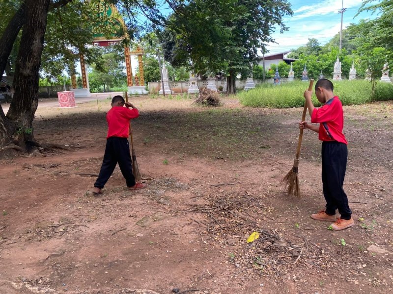 โครงการเด็กและเยาวชนทำดีเพื่อพัฒนาสังคม วันที่ 18 สิงหาคม พ.ศ.2565 ณ วัดห้วยตะแคงใต้ ตำบลหนองบัวน้อย อำเภอสีคิ้ว จังหวัดนครราชสีมา