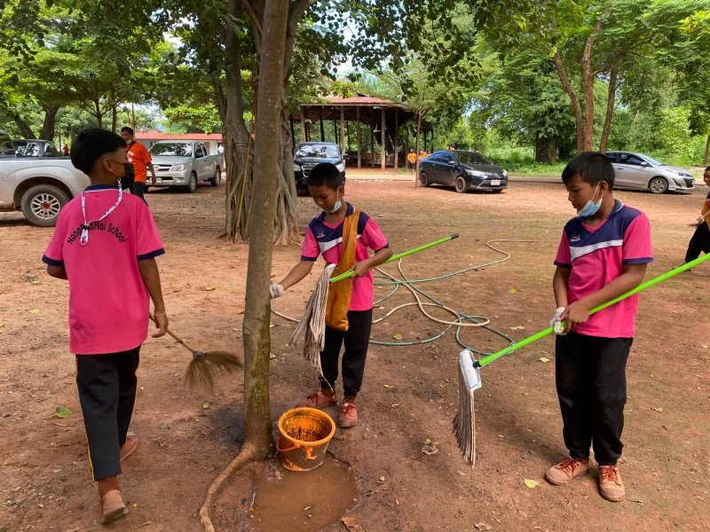 โครงการเด็กและเยาวชนทำดีเพื่อพัฒนาสังคม วันที่ 18 สิงหาคม พ.ศ.2565 ณ วัดห้วยตะแคงใต้ ตำบลหนองบัวน้อย อำเภอสีคิ้ว จังหวัดนครราชสีมา