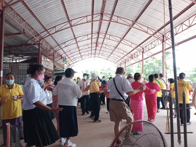 โครงการส่งเสริมและพัฒนาคุณภาพชีวิต ผู้สูงอายุ วันที่ 18-19 สิงหาคม พ.ศ.2565 ร่วมกับ องค์การบริหารส่วนตำบลสามสวน กลุ่มวิสาหกิจชุมชนบ้านสามสวนกลาง อำเภอบ้านแท่น จังหวัดชัยภูมิ