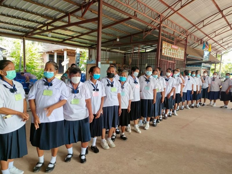 โครงการส่งเสริมและพัฒนาคุณภาพชีวิต ผู้สูงอายุ วันที่ 18-19 สิงหาคม พ.ศ.2565 ร่วมกับ องค์การบริหารส่วนตำบลสามสวน กลุ่มวิสาหกิจชุมชนบ้านสามสวนกลาง อำเภอบ้านแท่น จังหวัดชัยภูมิ