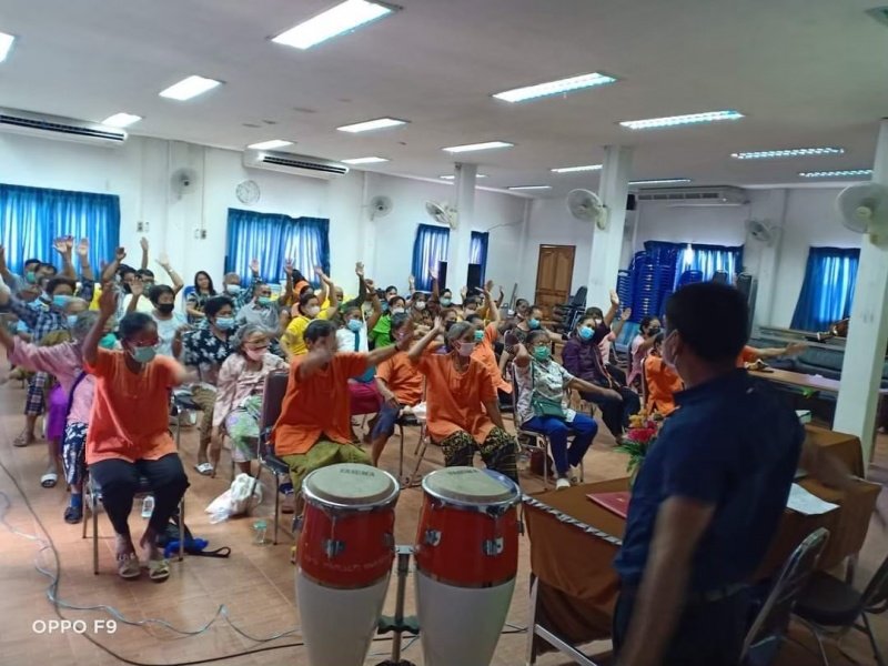 โครงการส่งเสริมและพัฒนาคุณภาพชีวิต ผู้สูงอายุ วันที่ 18-19 สิงหาคม พ.ศ.2565 ร่วมกับ องค์การบริหารส่วนตำบลสามสวน กลุ่มวิสาหกิจชุมชนบ้านสามสวนกลาง อำเภอบ้านแท่น จังหวัดชัยภูมิ