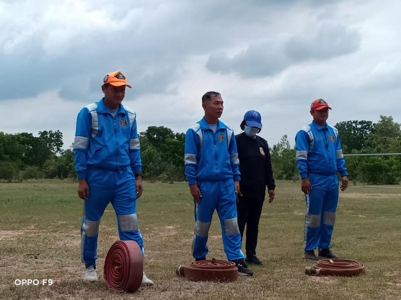 โครงการฝึกอบรมทบทวนซ้อมแผนป้องกันภัย ประจำปีงบประมาณ พ.ศ. 2565