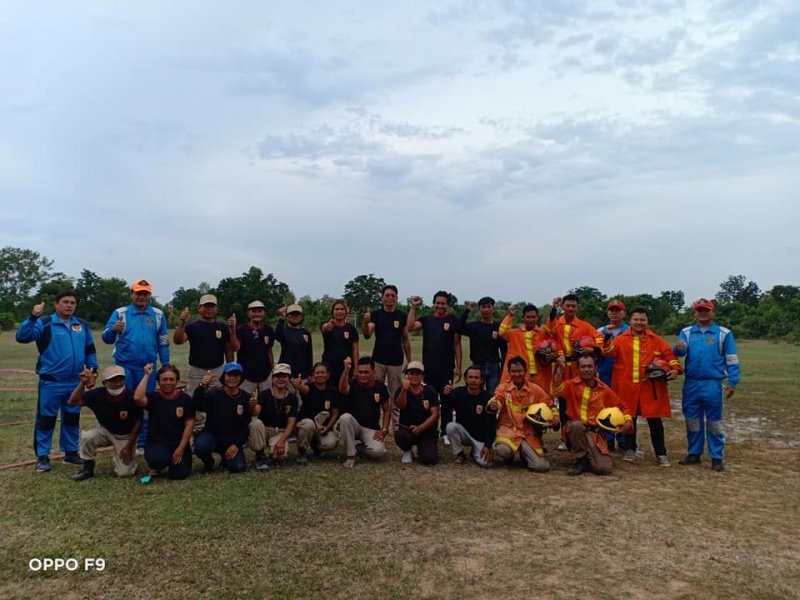 โครงการฝึกอบรมทบทวนซ้อมแผนป้องกันภัย ประจำปีงบประมาณ พ.ศ. 2565