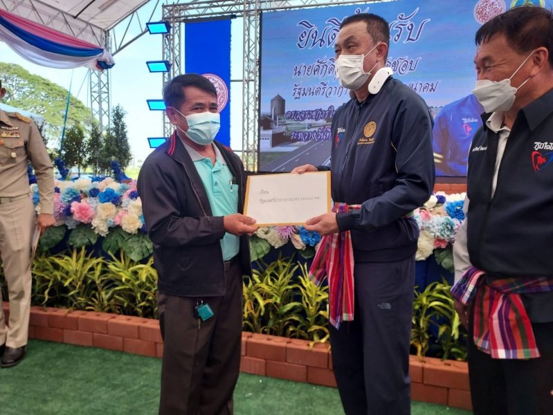 ท่านนายกประพงษ์ แก้วจันทึก และคณะผู้บริหาร ไปร่วมต้อนรับ นายศักดิ์ชัย ชิดชอบ รัฐมนตรีว่าการกระทรวงคมนาคม