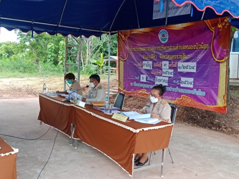 ประชุมสภาฯ สมัยสามัญ สมัยที่ 3 ครั้งที่ 1/2564 ประจำปี พ.ศ.2564 วันศุกร์ที่6 เดือนสิงหาคม พ.ศ. 2564