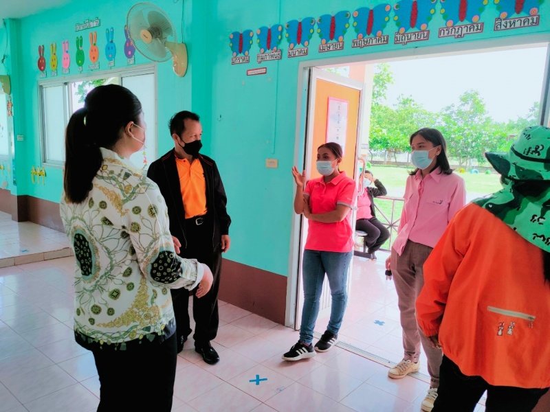 เตรียมสถานที่กักตัว ณ ศูนย์พัฒนาเด็กเล็กองค์การบริหารส่วนตำบลหนงอบัวน้อย