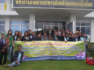 โครงการฝึกอบรมและทัศนดูงานฯ ของผู้บริหาร สมาชิกสภา อบต. พนักงานส่วนตำบล ลูกจ้างประจำ และพนักงานจ้าง ประจำปี 2552 ณ จังหวัดเชียงใหม่ และจังหวัดเชียงราย