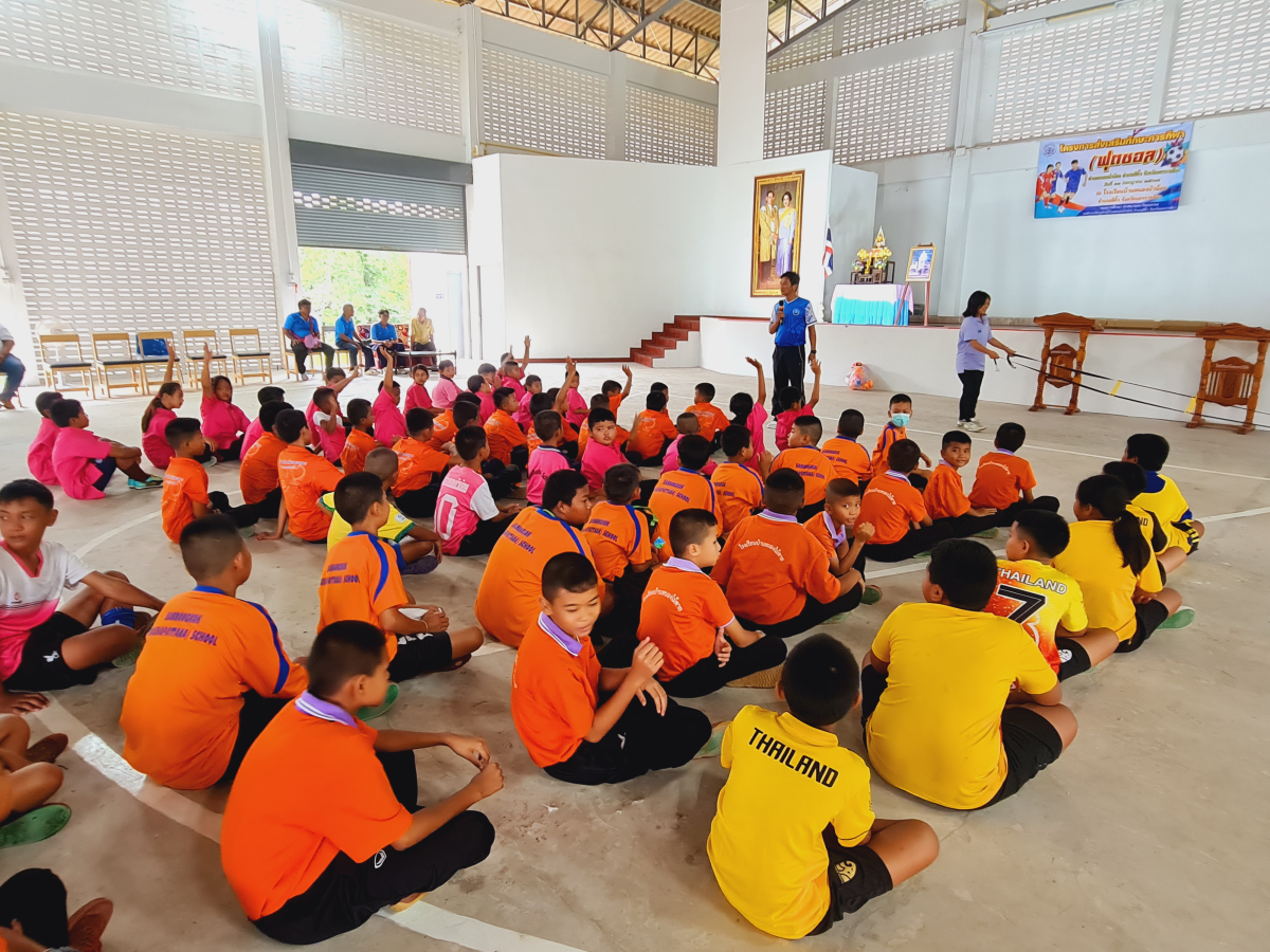 โครงการส่งเสริมทักษะการกีฬา (ฟุตซอล) ประจำปี 2567 วันที่ 31 กรกฎาคม 2567