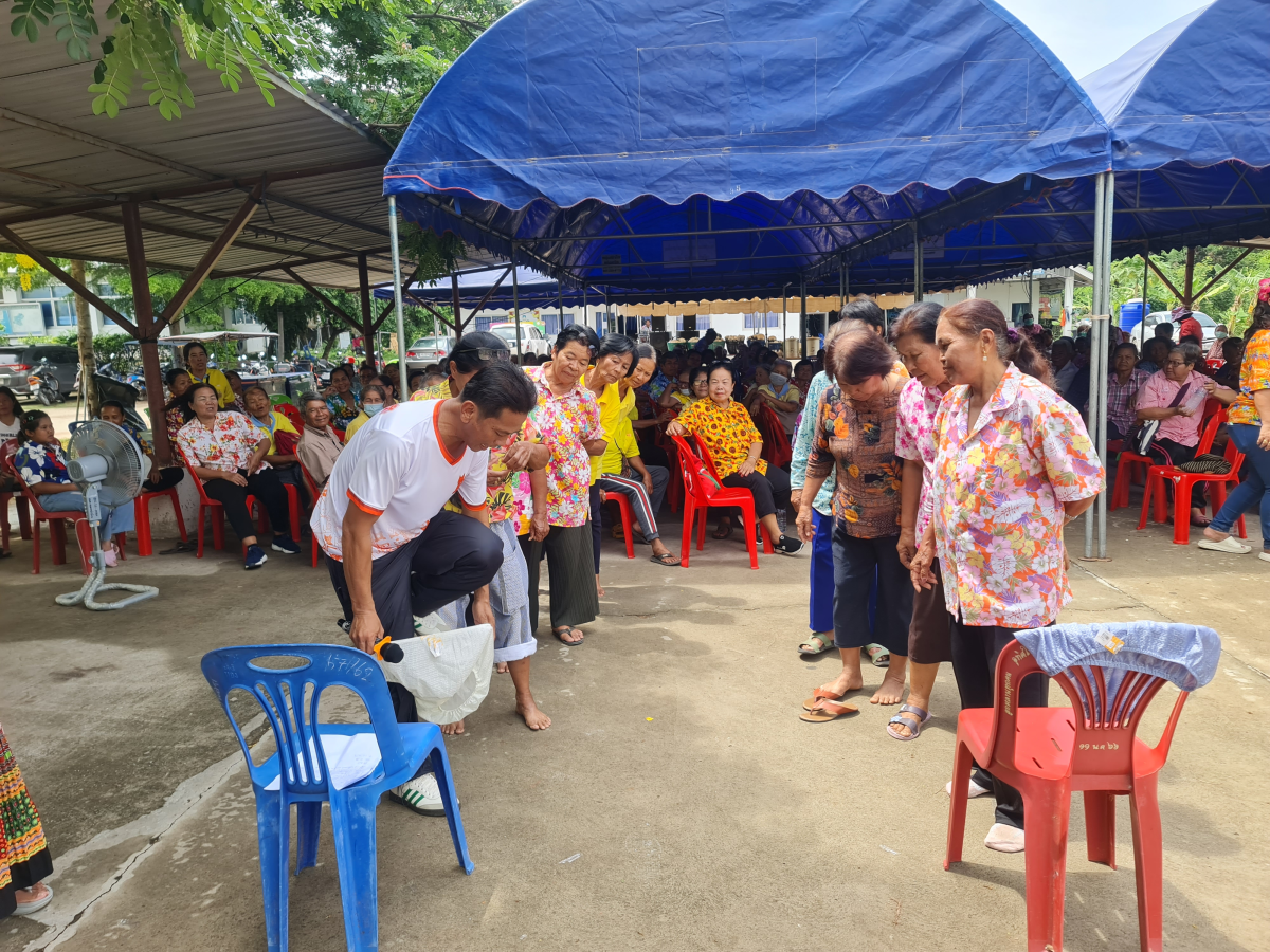 โครงการส่งเสริมสุขภาพผู้สูงอายุ ด้วยกีฬาพื้นบ้านและนันทนาการ ประจำปี 2568 วันที่ 10 เมษายน 2568 ณ องค์การบริหารส่วนตำบลหนองบัวน้อย อ.สีคิ้ว จ.นครราชสีมา