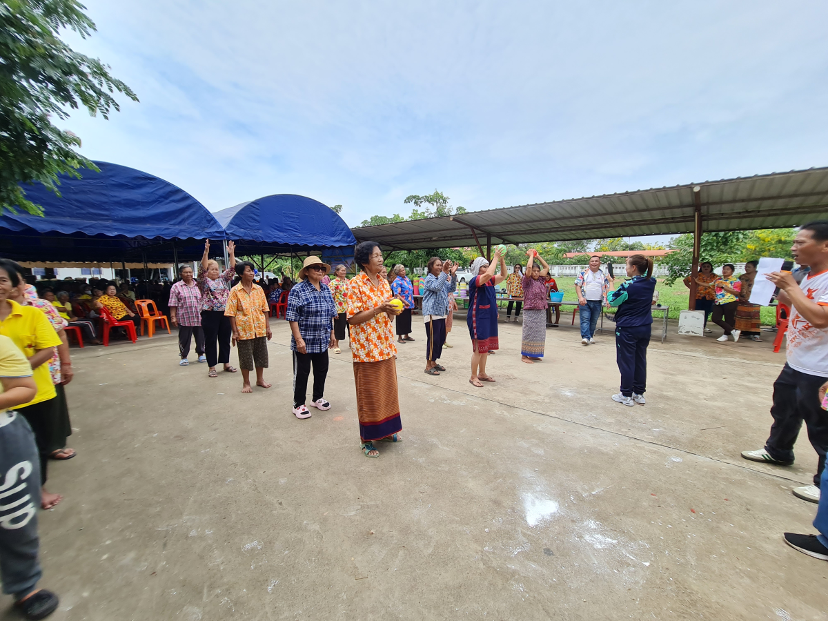 โครงการส่งเสริมสุขภาพผู้สูงอายุ ด้วยกีฬาพื้นบ้านและนันทนาการ ประจำปี 2568 วันที่ 10 เมษายน 2568 ณ องค์การบริหารส่วนตำบลหนองบัวน้อย อ.สีคิ้ว จ.นครราชสีมา