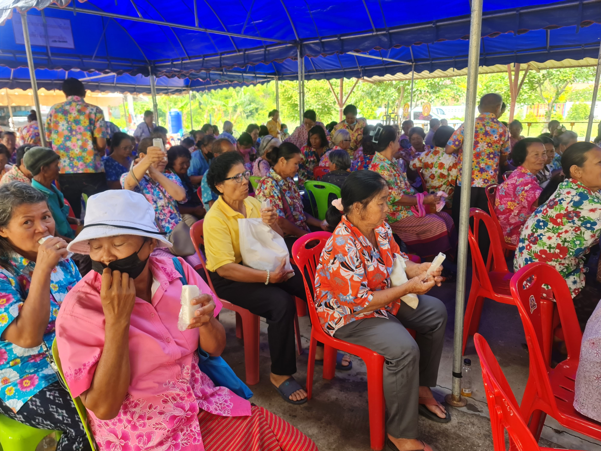 โครงการเสริมสร้างคุณค่าให้กับผู้สูงอายุและบุคคลในครอบครัว ประจำปี 2568 วันที่ 11 เมษายน 2568 ณ องค์การบริหารส่วนตำบลหนองบัวน้อย อ.สีคิ้ว จ.นครราชสีมา