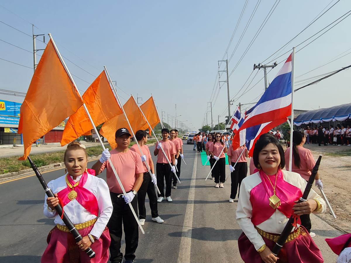 โครงการงานฉลองวันแห่งชัยชนะของท้าวสุรนารี ประจำปี 2568  พิธีรับมอบคบไฟ ไปประกอบพิธีจุดพลุ 4 มุมเมือง 