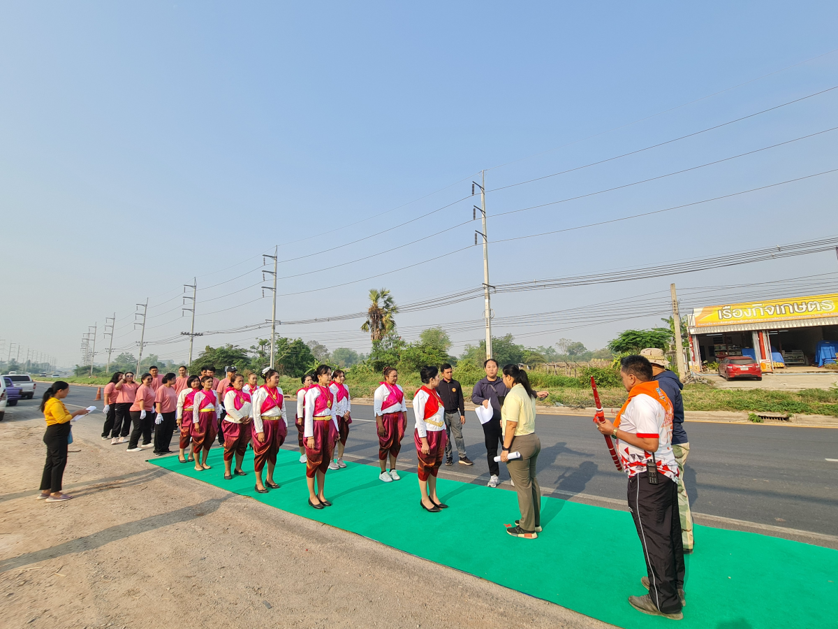 โครงการงานฉลองวันแห่งชัยชนะของท้าวสุรนารี ประจำปี 2568  พิธีรับมอบคบไฟ ไปประกอบพิธีจุดพลุ 4 มุมเมือง 
