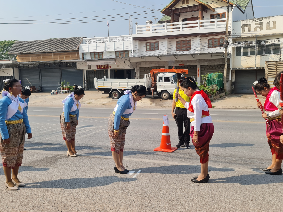 โครงการงานฉลองวันแห่งชัยชนะของท้าวสุรนารี ประจำปี 2568  พิธีรับมอบคบไฟ ไปประกอบพิธีจุดพลุ 4 มุมเมือง 