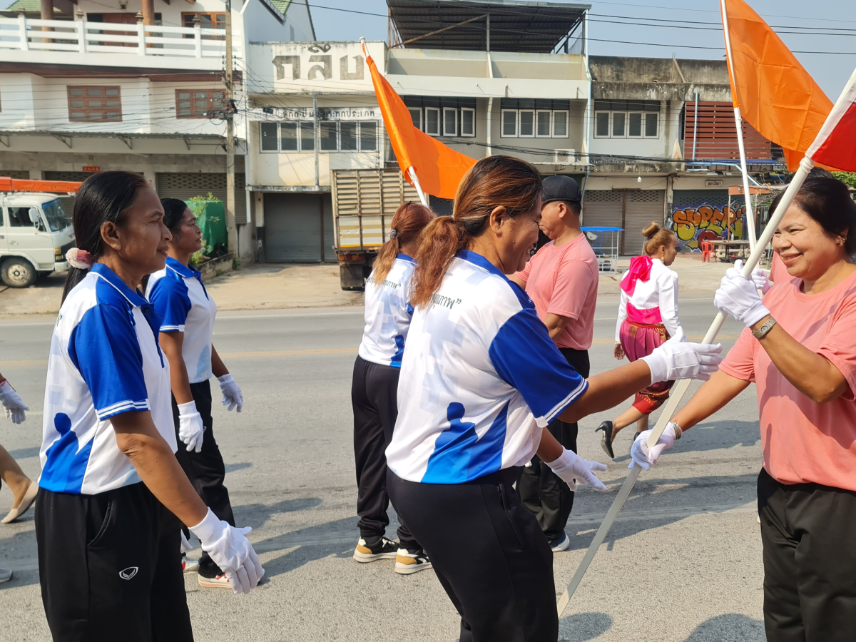โครงการงานฉลองวันแห่งชัยชนะของท้าวสุรนารี ประจำปี 2568  พิธีรับมอบคบไฟ ไปประกอบพิธีจุดพลุ 4 มุมเมือง 