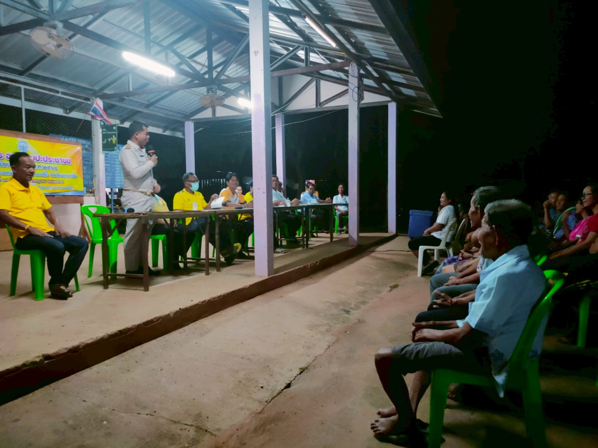 โครงการ อบต.พบปะประชาชน ประจำปีงบประมาณ 2568 หมู่ 8 บ้านห้วยตะแคงใต้ ตำบลหนองบัวน้อย อำเภอสีคิ้ว จังหวัดนครราชสีมา