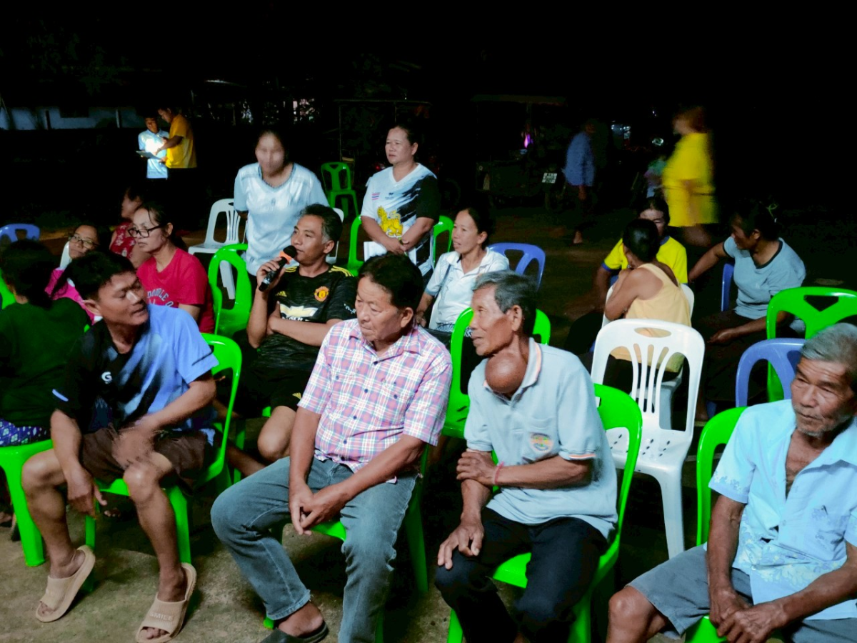 โครงการ อบต.พบปะประชาชน ประจำปีงบประมาณ 2568 หมู่ 8 บ้านห้วยตะแคงใต้ ตำบลหนองบัวน้อย อำเภอสีคิ้ว จังหวัดนครราชสีมา
