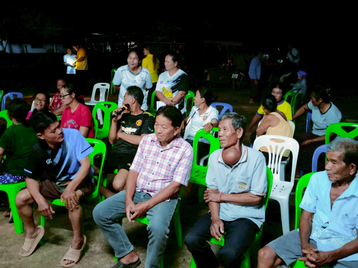 โครงการ อบต.พบปะประชาชน ประจำปีงบประมาณ 2568 หมู่ 8 บ้านห้วยตะแคงใต้ ตำบลหนองบัวน้อย อำเภอสีคิ้ว จังหวัดนครราชสีมา