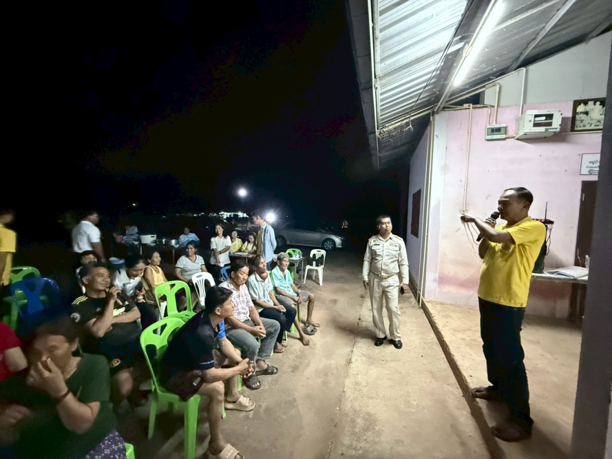 โครงการ อบต.พบปะประชาชน ประจำปีงบประมาณ 2568 หมู่ 8 บ้านห้วยตะแคงใต้ ตำบลหนองบัวน้อย อำเภอสีคิ้ว จังหวัดนครราชสีมา