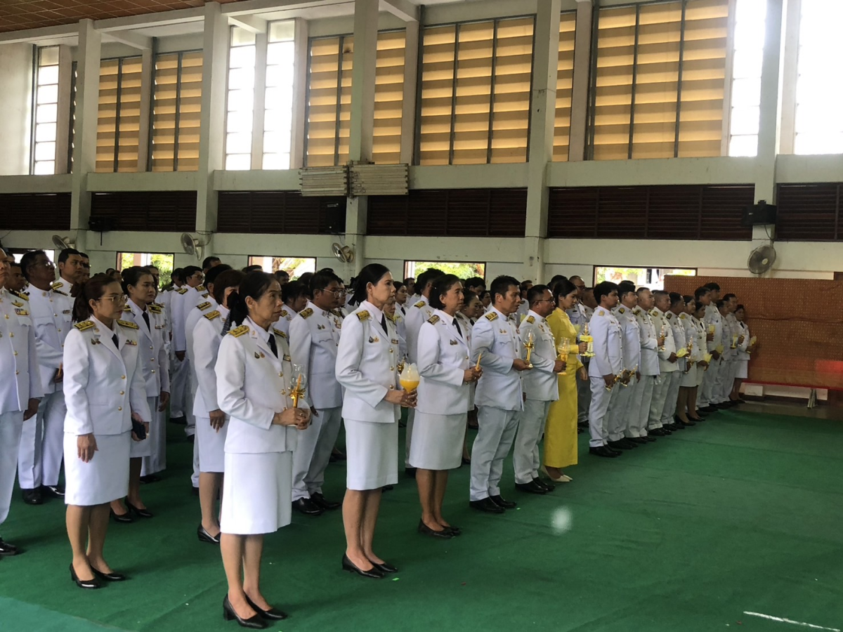 นายกประมาณ พันธ์จันทึก นำคณะผู้บริหารและเจ้าหน้าที่ ร่วมกิจกรรมเฉลิมพระเกียรติพระบาทสมเด็จพระเจ้าอยู่หัว เนื่องในโอกาลเฉลิมพระชนมพรรษา 28 กรกฎาคม 2568 