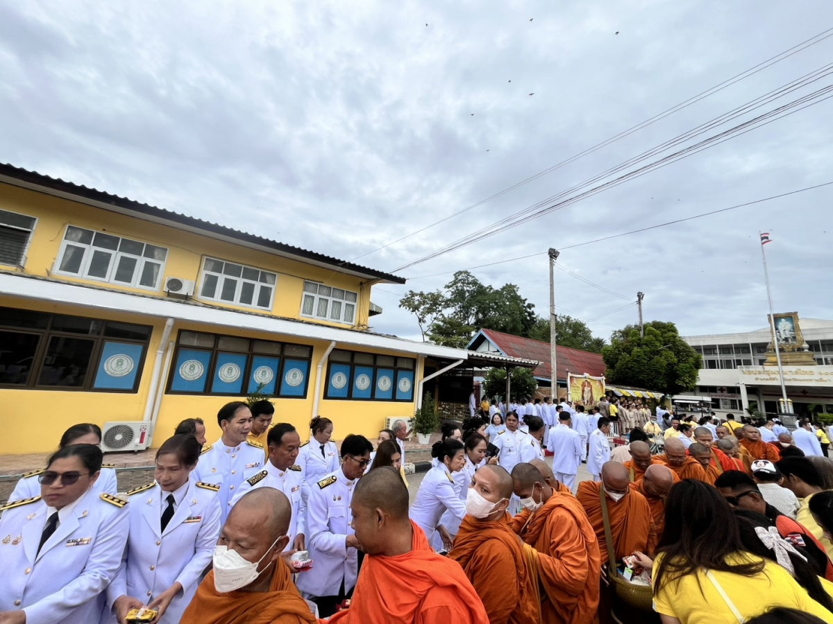 นายกประมาณ พันธ์จันทึก นำคณะผู้บริหารและเจ้าหน้าที่ ร่วมกิจกรรมเฉลิมพระเกียรติพระบาทสมเด็จพระเจ้าอยู่หัว เนื่องในโอกาลเฉลิมพระชนมพรรษา 28 กรกฎาคม 2568 