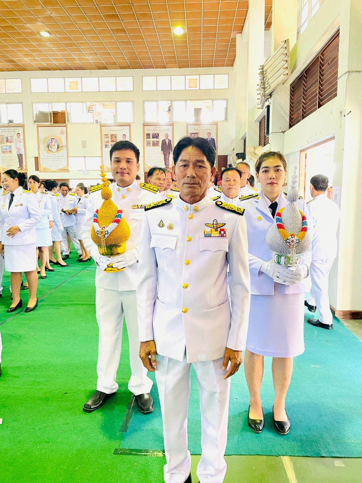 วันที่ ๑๒ สิงหาคม 2568 วันเฉลิมพระชนมพรรษา สมเด็จพระนางเจ้าสิริกิติ์ พระบรมราชินีนาถ พระบรมราชชนนีพันปีหลวง นำโดยท่าน นายกประมาณ  พันธ์จันทึก คณะผู้บริหาร เจ้าหน้า นำโดย ท่านปลัดราเชน  วงษ์มะหมัด ปลัดองค์การบริหารส่วนตำบลหนองบัวน้อย ณ หอประชุม 100 ปี อำเภอสีคิ้ว จังหวัดนครราชสีมา