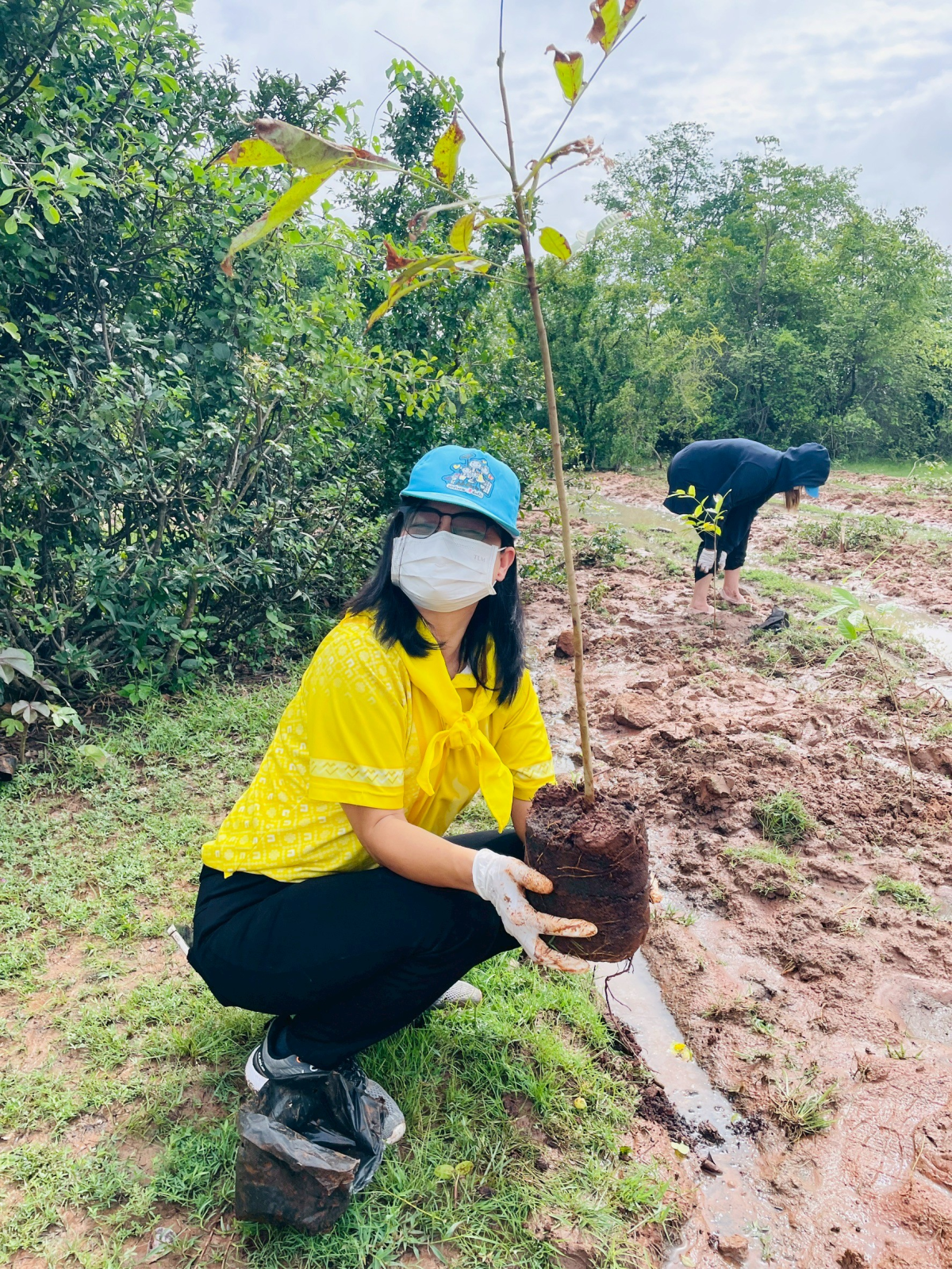 โครงการปลูกต้นไม้เพิ่มพื้นที่ป่าชุมชน และ โครงการปลูกหญ้าแผกอนุรักษ์แหล่งน้ำ ประจำปีงบประมาณ พ.ศ.2568